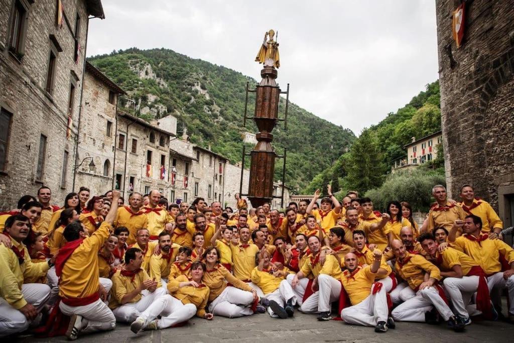 Appartamento Gattapone 9 Gubbio Exteriér fotografie
